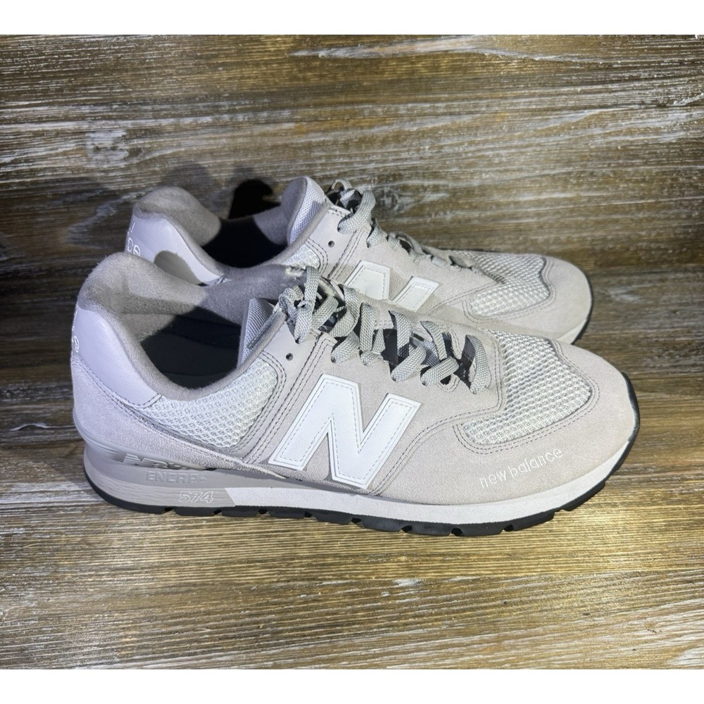 New Balance 574 Core Rugged Rain Cloud ML574DGG Men's Size 12 D EUC